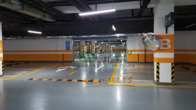 银滩雅苑 金银川路街道环氧自流平地坪