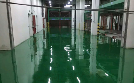 11月金银川路街道金银川路街道环氧地坪施工高峰来袭，梦得来化工多项目同步推进保交付